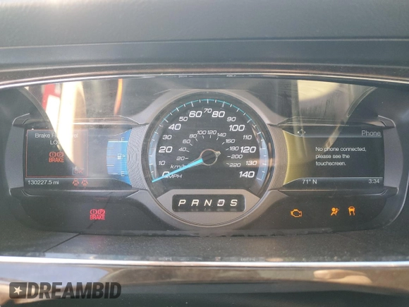 2014 Ford Taurus Limited with VIN 1FAHP2F81EG134768, listed as a Copart auction lot 50059115 with 130,227 mi miles and Salvage Title. Bid and sale history available at carsss.com. Image 9.