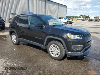 2018 Jeep Compass Sport z VIN 3C4NJCAB5JT411256, wystawiony jako Copart lot #59189885 z przebiegiem 110 634 mil mil oraz Szkoda całkowita • Salvage title. Historia ofert i sprzedaży dostępna na DreamBid. Obrazek 4.