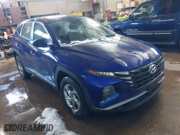 2022 Hyundai Tucson SE with VIN 5NMJACAE3NH029173, listed as a IAAI auction lot 41579435 with 31,379 mi miles. Bid and sale history available at carsss.com. Image 1.