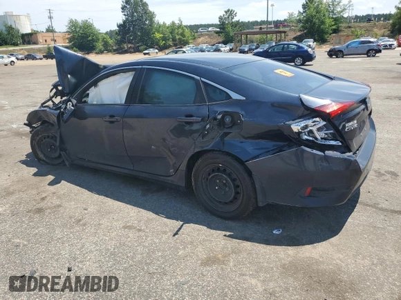 2017 Honda Civic LX with VIN 2HGFC2F56HH501032, listed as a Copart auction lot 57627645 with Not provided miles and Salvage title. Bid and sale history available at DreamBid. Image 2.