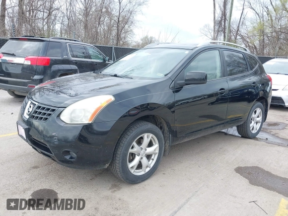 2008 Nissan Rogue SL with VIN JN8AS58V88W411610, listed as a IAAI auction lot 41859380 with 188,517 mi miles and . Bid and sale history available at DreamBid. Image 2.