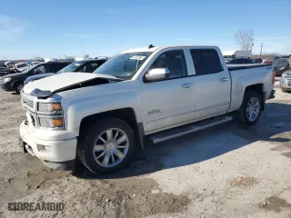2014 Chevrolet Silverado 1500 High Country with VIN 3GCUKTEC5EG445644, listed as a Copart auction lot 42362865 with 224,319 mi miles and Salvage Title. Bid and sale history available at carsss.com. Image 1.