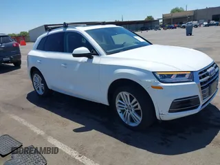 2018 Audi Q5 Premium Plus z VIN WA1BNAFY7J2087165, wystawiony jako IAAI lot #42294013 z przebiegiem 69 308 mil mil oraz . Historia ofert i sprzedaży dostępna na DreamBid. Obrazek 1.