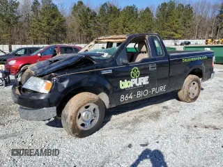 2005 Ford F-150 XL с VIN 1FTRF12205NB87373, выставлен на аукционе Copart как лот 42400815 с пробегом Не указан миль и Списание • Salvage title. История ставок и продаж доступна на DreamBid. Изображение 1.
