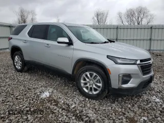 2022 Chevrolet Traverse LS with VIN 1GNEVLKW5NJ108245, listed as a Copart auction lot 50186695 with 0 mi miles and Clean Title. Bid and sale history available at carsss.com. Image 4.