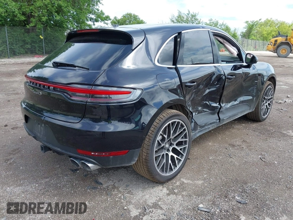 2021 Porsche Macan S with VIN WP1AB2A58MLB35721, listed as a IAAI auction lot 42591180 with 47,444 mi miles and . Bid and sale history available at DreamBid. Image 4.