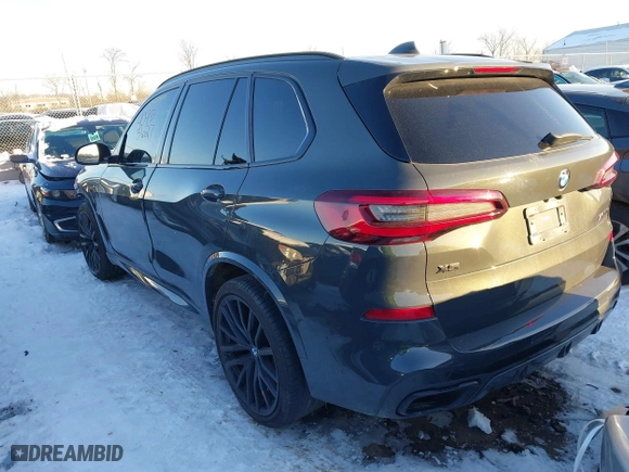 2022 BMW X5 M50i with VIN 5UXJU4C05N9K43316, listed as a IAAI auction lot 41320411 with 42,965 mi miles. Bid and sale history available at carsss.com. Image 3.