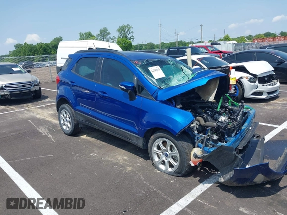 2018 Ford EcoSport SE with VIN MAJ3P1TE4JC242494, listed as a IAAI auction lot 42380813 with Not provided miles and . Bid and sale history available at DreamBid. Image 1.