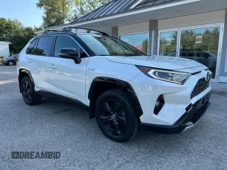 2019 Toyota RAV4 Hybrid XSE z VIN JTMEWRFV5KJ004893, wystawiony jako Copart lot #65469735 z przebiegiem 168 511 mil mil oraz Czysty tytuł • Clean title. Historia ofert i sprzedaży dostępna na DreamBid. Obrazek 1.