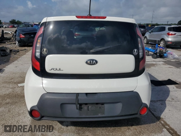 2016 Kia Soul with VIN KNDJN2A25G7361260, listed as a Copart auction lot 53433895 with 97,281 mi miles and Salvage Title. Bid and sale history available at carsss.com. Image 6.