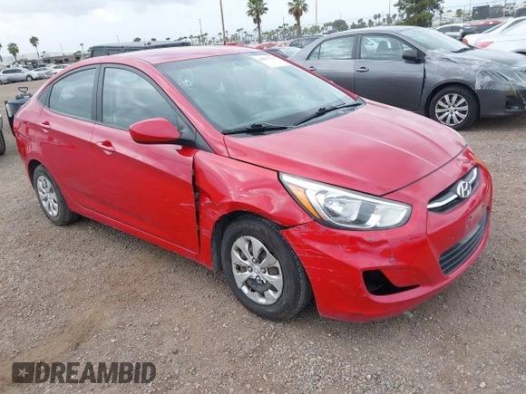 2015 Hyundai Accent GLS with VIN KMHCT4AE6FU848256, listed as a IAAI auction lot 42052721 with 63,453 mi miles. Bid and sale history available at carsss.com. Image 1.