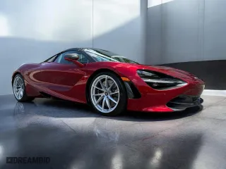 2022 McLaren 720S with VIN SBM14FCA2NW006XXX, listed as a Copart auction lot 53583055 with 9,223 mi miles and Clean Title. Bid and sale history available at carsss.com. Image 1.