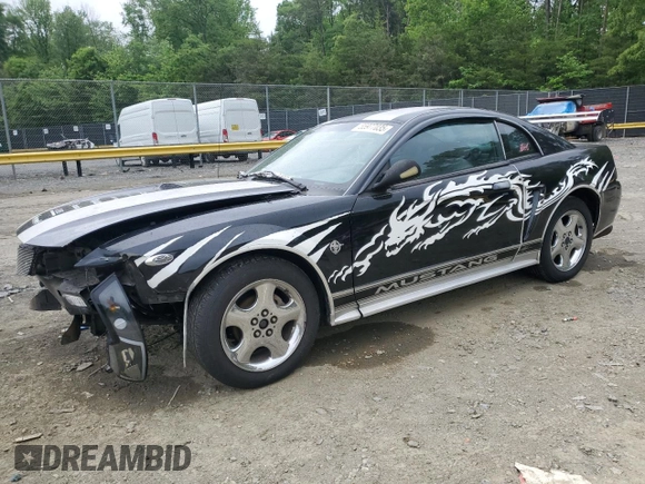1999 Ford Mustang with VIN 1FAFP4040XF146055, listed as a Copart auction lot 55977035 with Not provided miles and Salvage title. Bid and sale history available at DreamBid. Image 1.