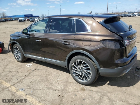 2020 Lincoln Nautilus Reserve with VIN 2LMPJ8K97LBL22319, listed as a Copart auction lot 50528965 with 24,208 mi miles and Salvage Title. Bid and sale history available at carsss.com. Image 2.