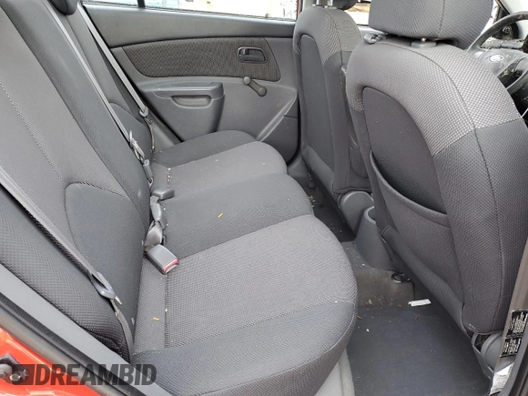 2008 Kia Rio LX with VIN KNADE123486315485, listed as a Copart auction lot 46528395 with 140,976 mi miles and Salvage Title. Bid and sale history available at DreamBid. Image 11.