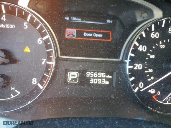 2013 Nissan Pathfinder SL with VIN 5N1AR2MN9DC684896, listed as a Copart auction lot 42385005 with 95,696 mi miles and Salvage Title. Bid and sale history available at carsss.com. Image 9.