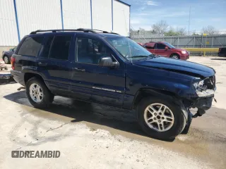 2004 Jeep Grand Cherokee Laredo with VIN 1J4GW48S24C343496, listed as a Copart auction lot 51631915 with 186,216 mi miles and Salvage Title. Bid and sale history available at carsss.com. Image 4.