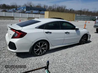 2017 Honda Civic Sedan Si with VIN 2HGFC1E59HH705500, listed as a Copart auction lot 50410235 with 50,703 mi miles and Salvage Title. Bid and sale history available at carsss.com. Image 3.