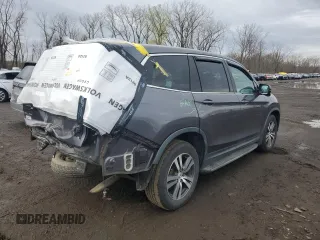 2018 Honda Pilot EX-L with VIN 5FNYF6H59JB008024, listed as a Copart auction lot 51044375 with Not Provided miles and Salvage Title. Bid and sale history available at carsss.com. Image 3.