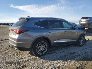 2022 Acura MDX w/Advance Package with VIN 5J8YE1H88NL003790, listed as a Copart auction lot 46874405 with 80,621 mi miles and Salvage Title. Bid and sale history available at carsss.com. Image 3.