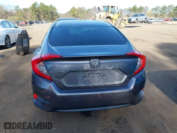 2017 Honda Civic Sedan LX with VIN 19XFC2F56HE233741, listed as a IAAI auction lot 42022068 with 65,587 mi miles. Bid and sale history available at carsss.com. Image 16.