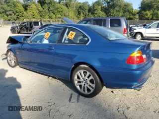2001 BMW 3 Series 330Ci with VIN WBABN53451JU32534, listed as a Copart auction lot 70293314 with 0 mi miles and Salvage Title. Bid and sale history available at carsss.com. Image 2.