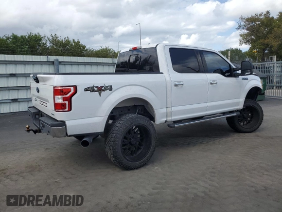 2018 Ford F-150 XL with VIN 1FTEW1EG5JKD91555, listed as a Copart auction lot 52226745 with 94,172 mi miles and Salvage Title. Bid and sale history available at DreamBid. Image 3.