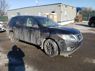 2015 Nissan Pathfinder SV with VIN 5N1AR2MM8FC714187, listed as a Copart auction lot 86588914 with 118,715 mi miles and Salvage Title. Bid and sale history available at carsss.com. Image 4.