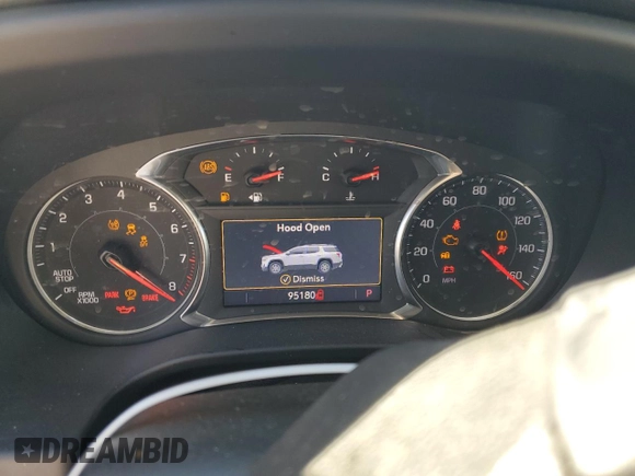 2020 GMC Acadia SLT with VIN 1GKKNMLS7LZ235580, listed as a Copart auction lot 87884945 with 95,180 mi miles and Salvage Title. Bid and sale history available at DreamBid. Image 9.
