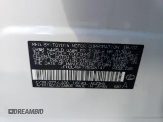 2007 Lexus LS 460 z VIN JTHBL46F775046147, wystawiony jako Copart lot #54709945 z przebiegiem 144 997 mil mil oraz Szkoda całkowita • Salvage title. Historia ofert i sprzedaży dostępna na DreamBid. Obrazek 12.