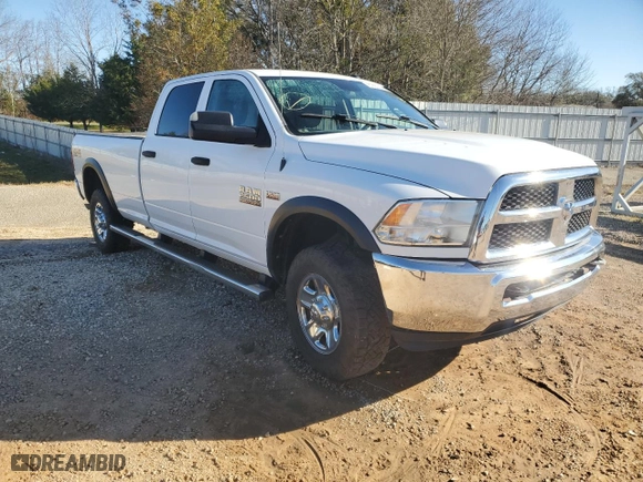 2018 Ram 2500 Tradesman with VIN 3C6UR5HJ6JG183863, listed as a Copart auction lot 87200014 with 0 mi miles and Salvage Title. Bid and sale history available at carsss.com. Image 4.