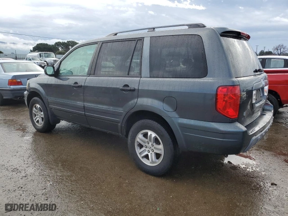 2005 Honda Pilot EX-L with RES with VIN 2HKYF18655H521404, listed as a Copart auction lot 44224195 with 177,999 mi miles and Salvage Title. Bid and sale history available at carsss.com. Image 2.
