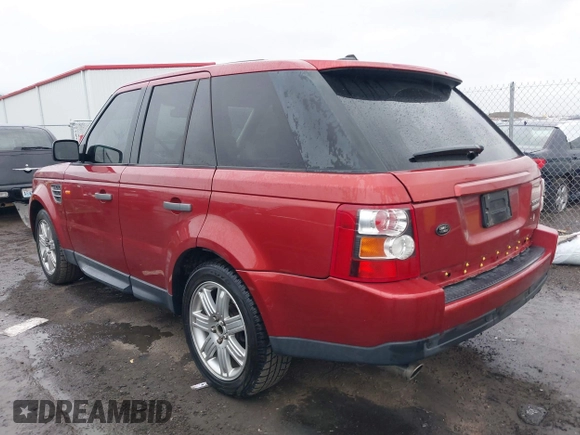 2008 Land Rover Range Rover Sport SC with VIN SALSH23468A152701, listed as a IAAI auction lot 41923653 with 125,862 mi miles. Bid and sale history available at carsss.com. Image 3.
