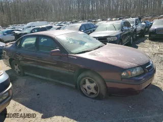 2003 Chevrolet Impala with VIN 2G1WF52E539265918, listed as a Copart auction lot 48145215 with 0 mi miles and Salvage Title. Bid and sale history available at carsss.com. Image 4.
