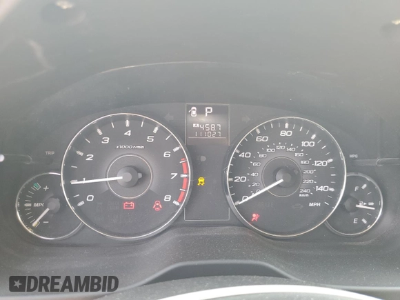 2011 Subaru Outback Limited Power Moon with VIN 4S4BRBLCXB3364391, listed as a Copart auction lot 61027615 with 111,027 mi miles and Salvage title. Bid and sale history available at DreamBid. Image 9.