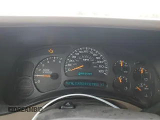 2003 Chevrolet Suburban LS with VIN 3GNEC16Z43G288590, listed as a Copart auction lot 45089865 with 317,052 mi miles and Salvage Title. Bid and sale history available at carsss.com. Image 9.