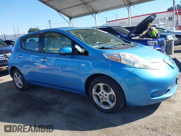 2011 Nissan LEAF SL-e with VIN JN1AZ0CP5BT007243, listed as a IAAI auction lot 41656364 with 36,042 mi miles. Bid and sale history available at carsss.com. Image 13.