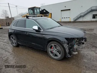 2018 Audi SQ5 with VIN WA1C4BFY1J2074523, listed as a Copart auction lot 84506844 with 125,172 mi miles and Salvage Title. Bid and sale history available at DreamBid. Image 4.