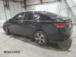 2023 Nissan Sentra SV with VIN 3N1AB8CV8PY263523, listed as a Copart auction lot 46348595 with 25,600 mi miles and Clean Title. Bid and sale history available at DreamBid. Image 2.