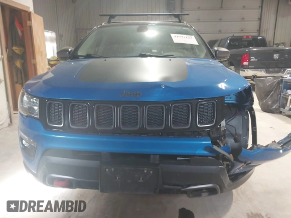 2018 Jeep Compass Trailhawk with VIN 3C4NJDDB3JT234529, listed as a IAAI auction lot 41973123 with 173,559 mi miles and . Bid and sale history available at DreamBid. Image 12.