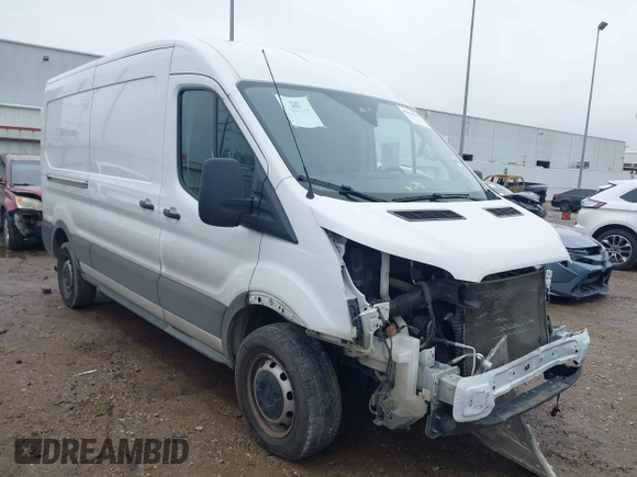 2023 Ford Transit Cargo with VIN 1FTBR1C84PKA65079, listed as a IAAI auction lot 41423167 with 68,899 mi miles and . Bid and sale history available at DreamBid. Image 1.