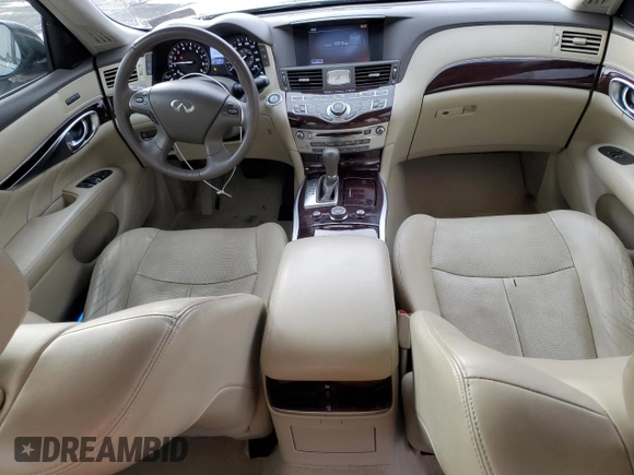2015 Infiniti Q70 with VIN JN1BY1PR5FM830652, listed as a Copart auction lot 52894625 with 102,387 mi miles and Salvage Title. Bid and sale history available at DreamBid. Image 8.