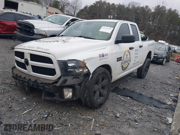 2018 Ram 1500 Tradesman with VIN 1C6RR6FG3JS147382, listed as a IAAI auction lot 41251352 with 166,066 mi miles and . Bid and sale history available at DreamBid. Image 17.