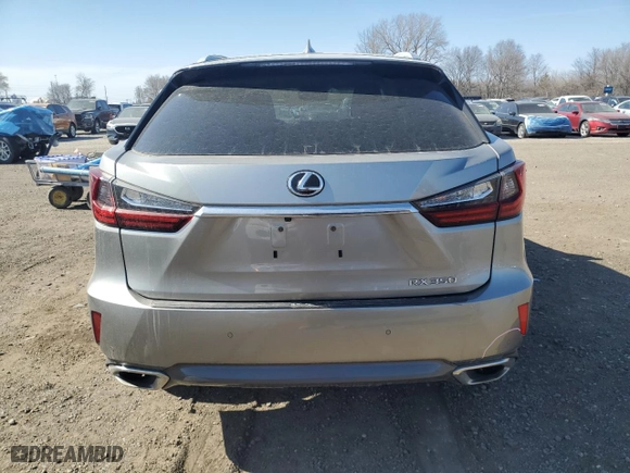 2017 Lexus RX with VIN 2T2BZMCA7HC109479, listed as a Copart auction lot 50387905 with 56,744 mi miles and Salvage Title. Bid and sale history available at carsss.com. Image 6.