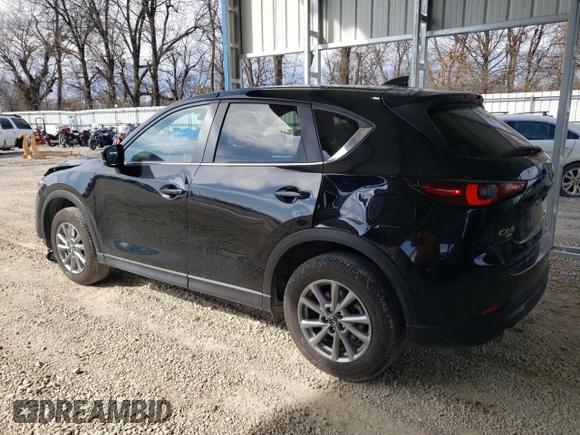 2023 Mazda CX-5 2.5 S Preferred Package with VIN JM3KFBCM2P0273945, listed as a Copart auction lot 46527055 with 21,555 mi miles and Salvage Title. Bid and sale history available at carsss.com. Image 2.