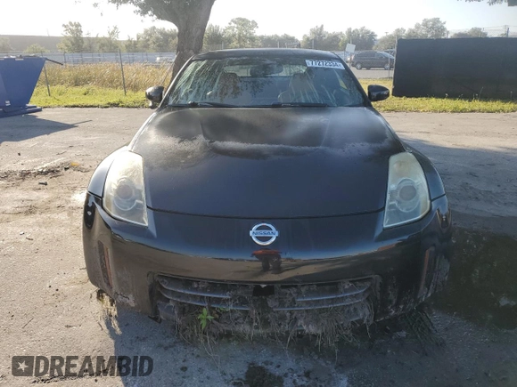 2008 Nissan 350Z with VIN JN1BZ34D18M704065, listed as a Copart auction lot 46023565 with 162,484 mi miles and Non Repairable. Bid and sale history available at carsss.com. Image 5.