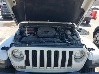2020 Jeep Wrangler Unlimited Sahara with VIN 1C4HJXEN7LW180589, listed as a IAAI auction lot 41784143 with 58,955 mi miles. Bid and sale history available at carsss.com. Image 10.