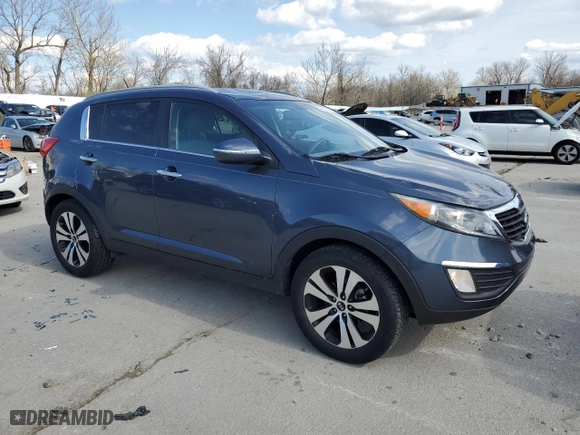 2011 Kia Sportage EX with VIN KNDPC3A26B7013580, listed as a Copart auction lot 50521635 with 79,424 mi miles and Salvage Title. Bid and sale history available at carsss.com. Image 4.