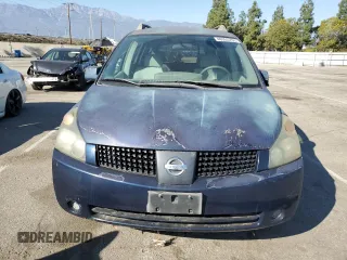 2005 Nissan Quest SE with VIN 5N1BV28U15N103303, listed as a Copart auction lot 46355765 with 0 mi miles and Clean Title. Bid and sale history available at carsss.com. Image 5.
