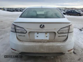 2010 Lexus HS 250h with VIN JTHBB1BA4A2004412, listed as a Copart auction lot 46927045 with 289,858 mi miles and Salvage Title. Bid and sale history available at DreamBid. Image 6.
